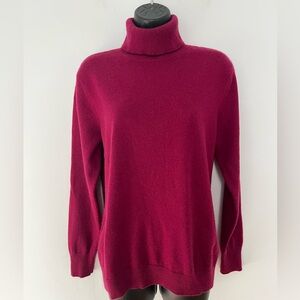 Orvis Cashmere Turtleneck, Size Large